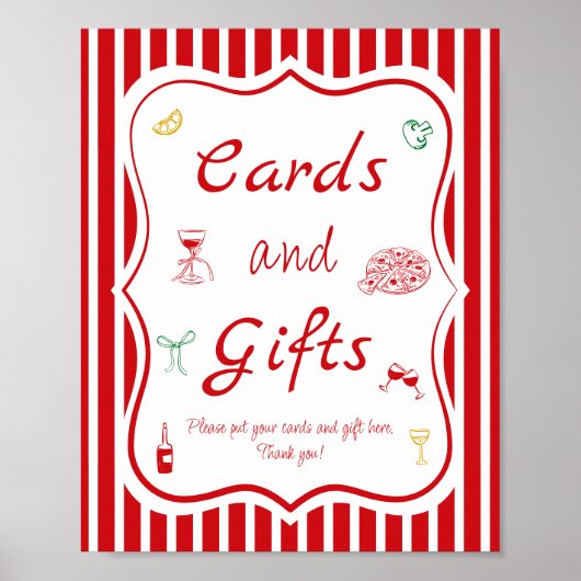 Dat is Amore Vrijgezellenfeest Kaarten & Geschenke Poster (Voorkant)