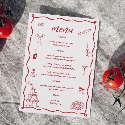 Dat is Amore Vrijgezellenfeest Menu