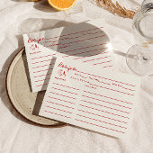 Dat is Amore Vrijgezellenfeest Recept Kaart