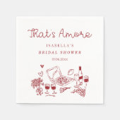 Dat is Amore Vrijgezellenfeest Servet (Voorkant)