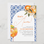 Dat is Amore Waterverf Spritz Vrijgezellenfeest Kaart (Voorkant)