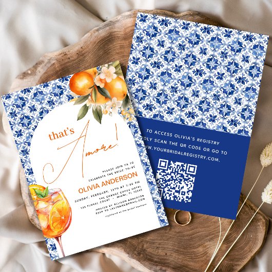 Dat is Amore Waterverf Spritz Vrijgezellenfeest Kaart