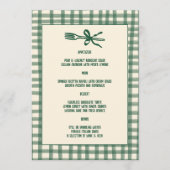 Dat is Amore Whimsical Aangepaste Italiaanse Eten Menu (Voorkant)