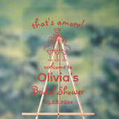 Dat is Amore Whimsical Bruidsfeest Acryl Bord (Neutraal)