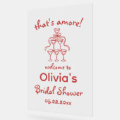 Dat is Amore Whimsical Bruidsfeestje Acryl Bord (Hoek)