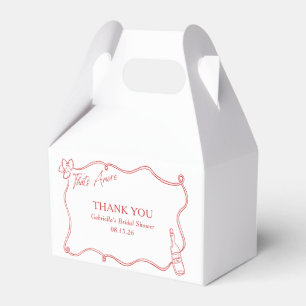 Dat is Amore Whimsical Hand Getekende Bruidsdouche Bedankdoosjes
