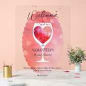 Dat is Amore Winery Wijn Voor Beloften Bruidsmeisj Acryl Bord (Huwelijk)