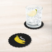 Dat is Bananas Funny Fruit Food Pun Foodie Monkey Kartonnen Onderzetters (Insitu)