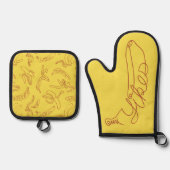 Dat is Bananen Ovenwant & Pannenlap Set (Voorkant)