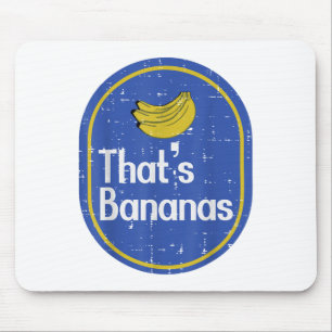 Dat is Bananen Sticker Fruit Kostuum Halloween Man Muismat
