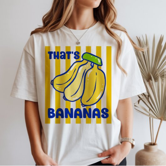 Dat is Bananen Strepen T-Shirt