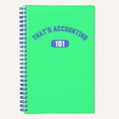 Dat is boekhouding 101 notitieboek (Voorkant)