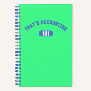 Dat is boekhouding 101 notitieboek