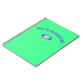 Dat is boekhouding 101 notitieboek (Linkerzijde)
