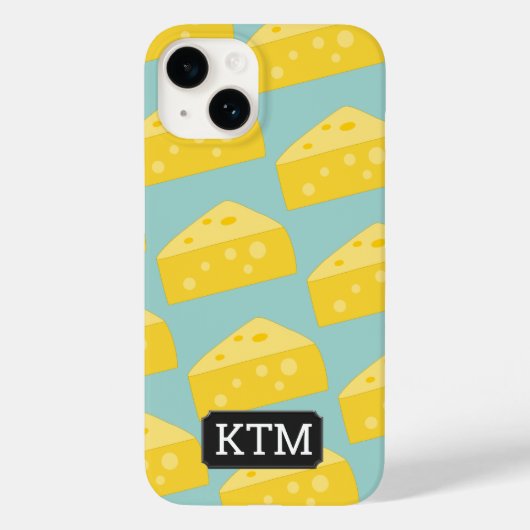 Dat is Cheesy. Woensdag van Toon Cheese en initial Case-Mate iPhone Case (Achterkant)