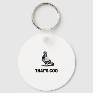 Dat is Coo - Grappige Duif Met Zonnebril 2 Sleutelhanger