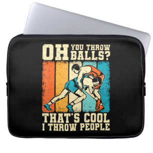 Dat is Cool Ik Gooi Mensen Laptop Sleeve