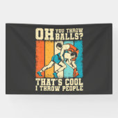Dat is Cool Ik Gooi Mensen Spandoek (Horizontaal)