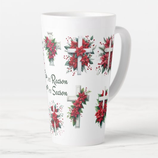 Dat is de reden van het seizoen latte mok (Rechterhoek)