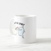 Dat is de Spirit Funny Halloween Ghost Pun Koffiemok (Voorkant links)