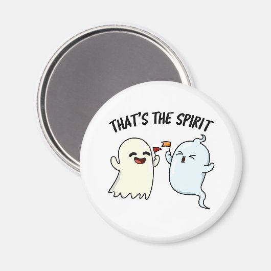 Dat is de Spirit Funny Halloween Ghost Pun Magneet (Voorkant / Achterkant)