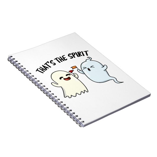 Dat is de Spirit Funny Halloween Ghost Pun Notitieboek