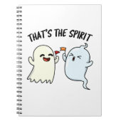 Dat is de Spirit Funny Halloween Ghost Pun Notitieboek (Voorkant)