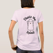 Dat is de Spirit – Schattige Happy Ghost Design T-shirt (Achterkant)