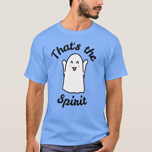 Dat is de Spirit – Schattige Happy Ghost Design T-shirt (Voorkant)