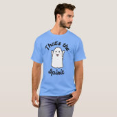 Dat is de Spirit – Schattige Happy Ghost Design T-shirt (Voorkant volledig)