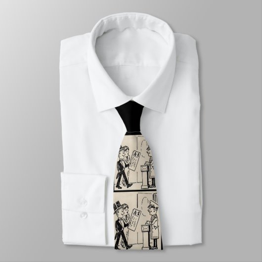 Dat is de Ticket - theatercartoon van 1920 Stropdas (Gebonden)