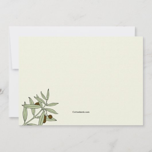 Dat is de uitnodiging van de Griekse repetitie van (Achterkant)