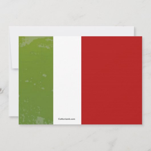 Dat is de uitnodiging van de Italiaanse repetitie  (Achterkant)