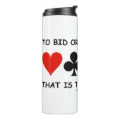 Dat is de vraag om al dan niet een bod uit te bren thermosbeker (Gedraaid links)