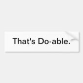 Dat is dobaar bumpersticker (Voorkant)