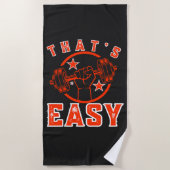 Dat is Easy Gym Strandlaken (Voorkant)