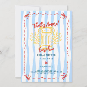 Dat is een amore-krabbel tekening bruiloft feestje kaart