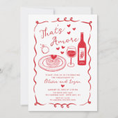 Dat is een ander diner verlovingsfeest kaart (Voorkant)