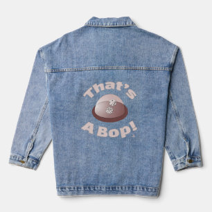 Dat is een dobbelspel nostalgie leuk kunstwerk denim jacket
