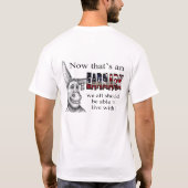 Dat is een doel waar we allemaal mee kunnen leven t-shirt (Achterkant)