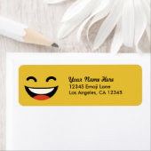 Dat is een gelukkige kerel Emoji Etiket (Insitu)