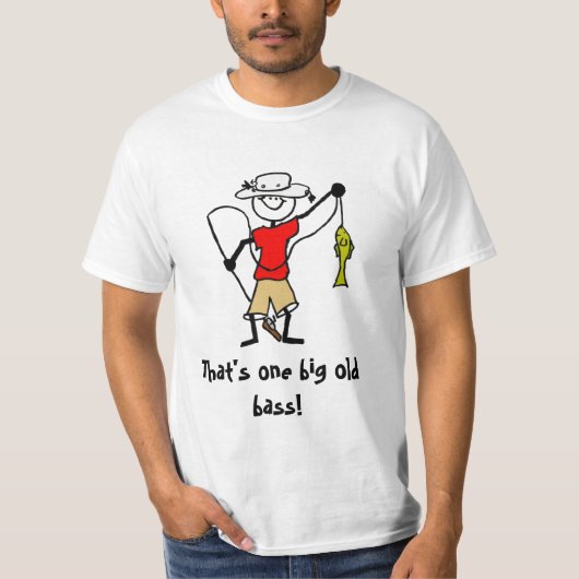 Dat is één grote bas. t-shirt (Voorkant)