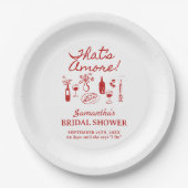 Dat is een Italiaans pizza-Vrijgezellenfeest Papieren Bordje (Voorkant)