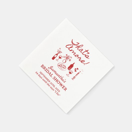 Dat is een Italiaans pizza-Vrijgezellenfeest Servet (Hoek)