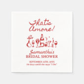 Dat is een Italiaans pizza-Vrijgezellenfeest Servet (Voorkant)