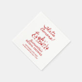 Dat is een Italiaans pizza-Vrijgezellenfeest Servet (Hoek)