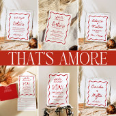 Dat is een Italiaans thema repetitie diner Kaart