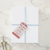 Dat is een Italiaanse uitnodiging voor een bruidsd Cadeaulabel (Met Touw)