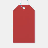 Dat is een Italiaanse uitnodiging voor een bruidsd Cadeaulabel (Achterkant)