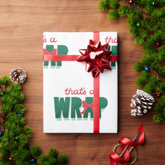 Dat is een kerstwrap cadeaupapier (Feestdagen Geschenken)